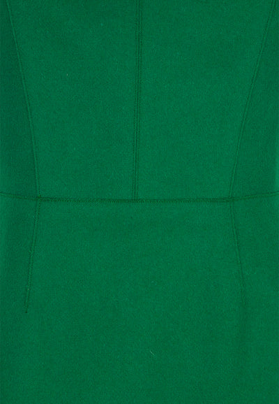 Green Melton Dress