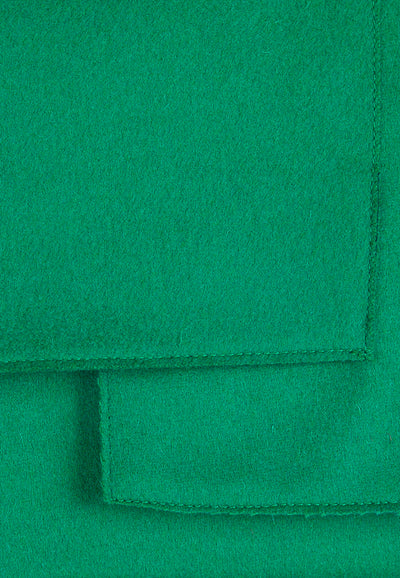 Green Melton Skirt