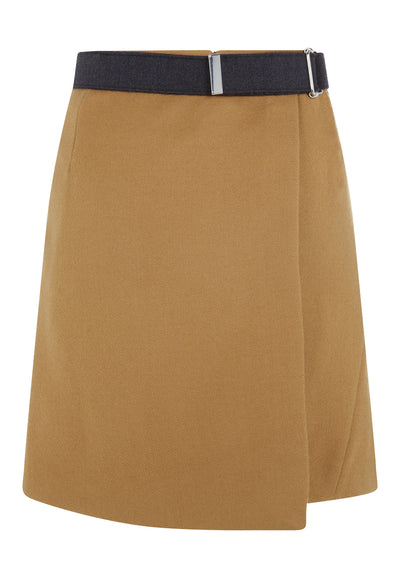 Camel Wrap Belt Skirt