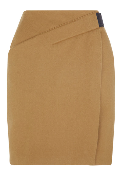 Camel Wrap Belt Skirt