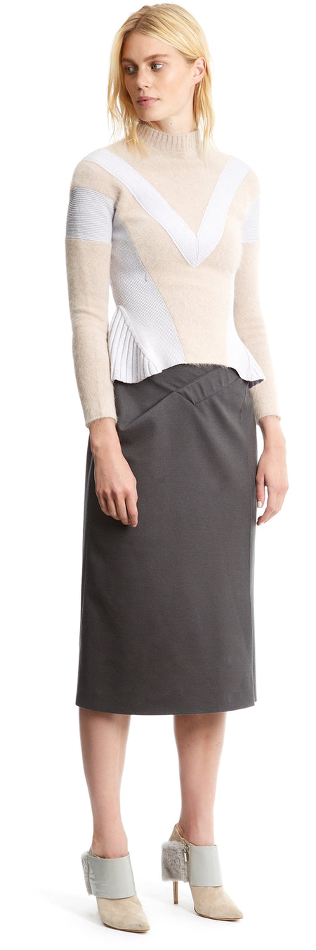 Lichen Long Belt Wrap Skirt