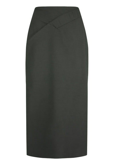 Lichen Long Belt Wrap Skirt