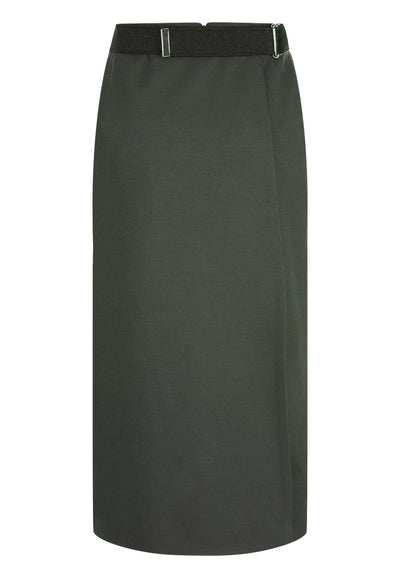 Lichen Long Belt Wrap Skirt