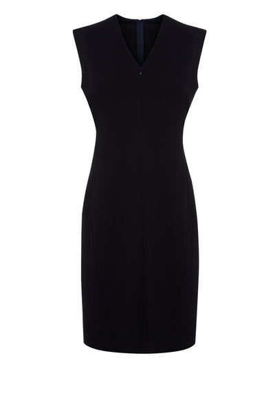 NAVY Elastic Back Dress