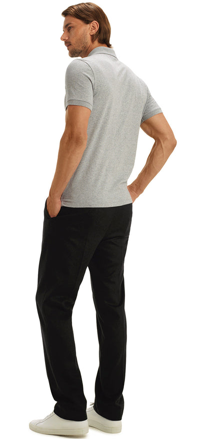 MEVILLE GREY MARL POLO