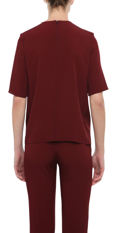 OTTO OXBLOOD TOP