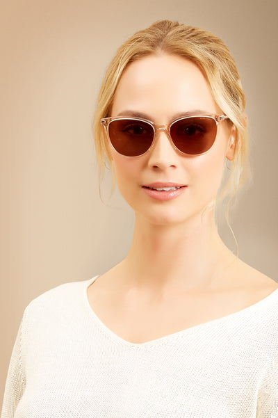Nicole Farhi Clear Frame Sunglasses