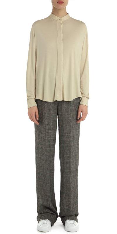 SILK JERSEY SHIRT